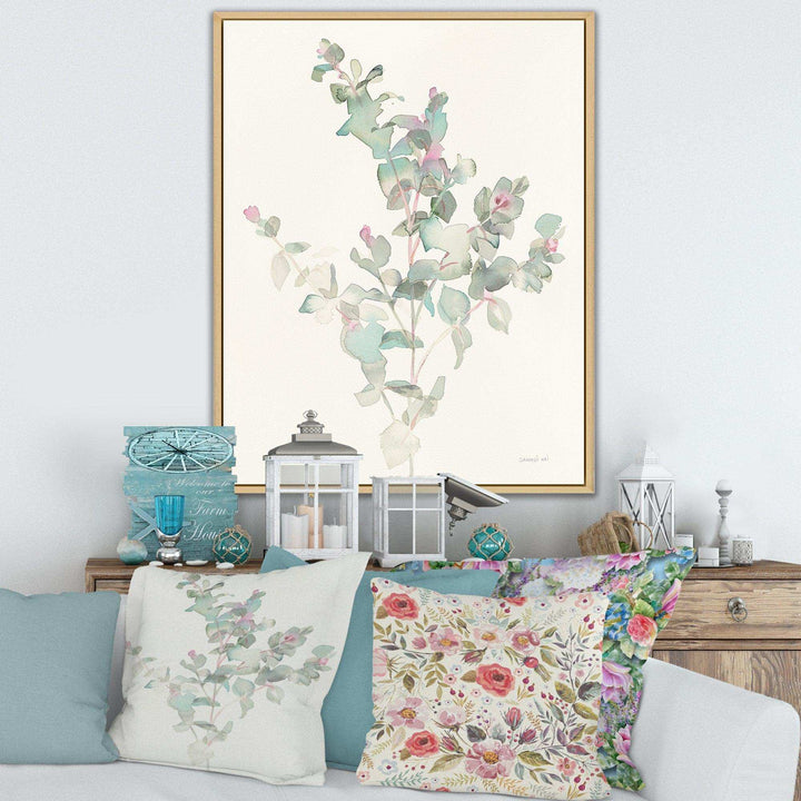 Eucalyptus leaves II - Traditional Bedroom Wall Art
