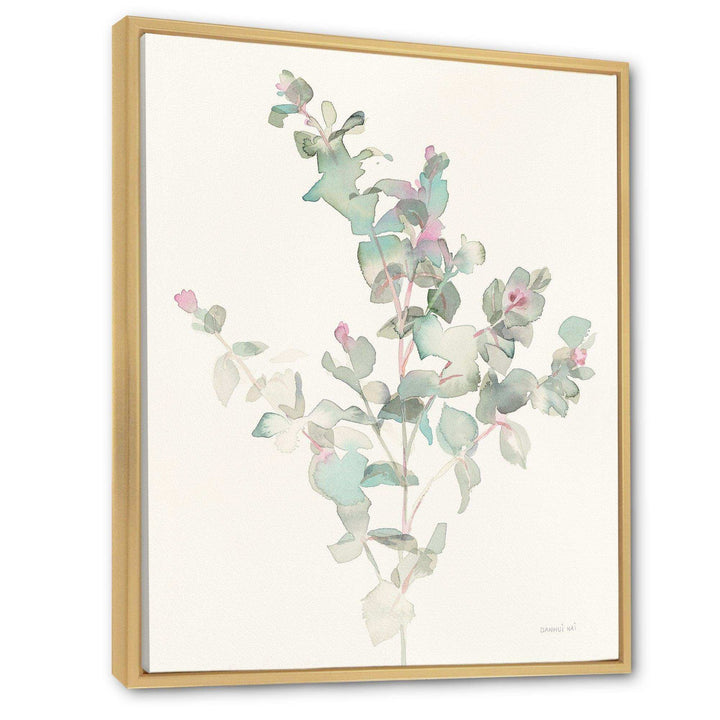 Eucalyptus leaves II - Traditional Bedroom Wall Art