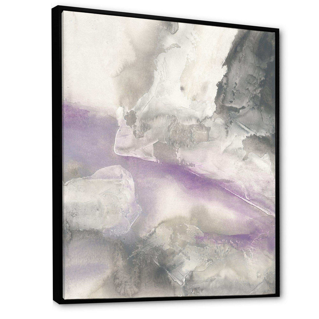Watercolor Minimal Purple Tones I - Farmhouse Canvas Wall Art