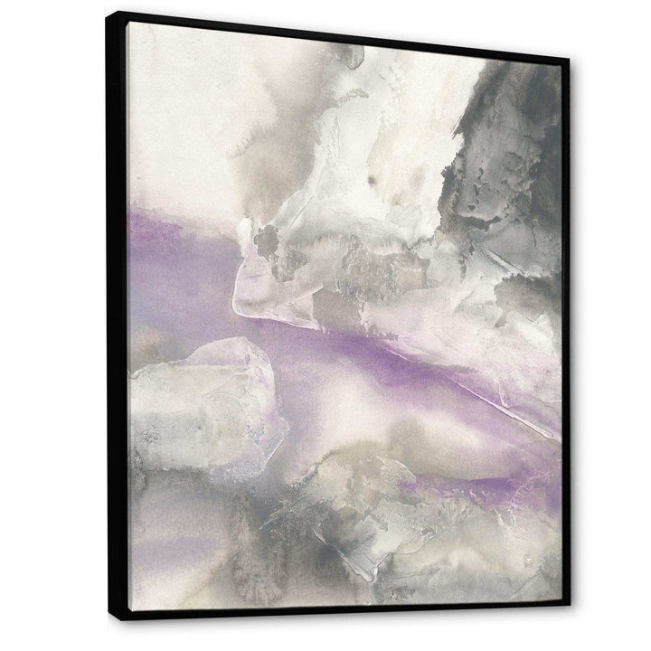 Watercolor Minimal Purple Tones I - Farmhouse Canvas Wall Art