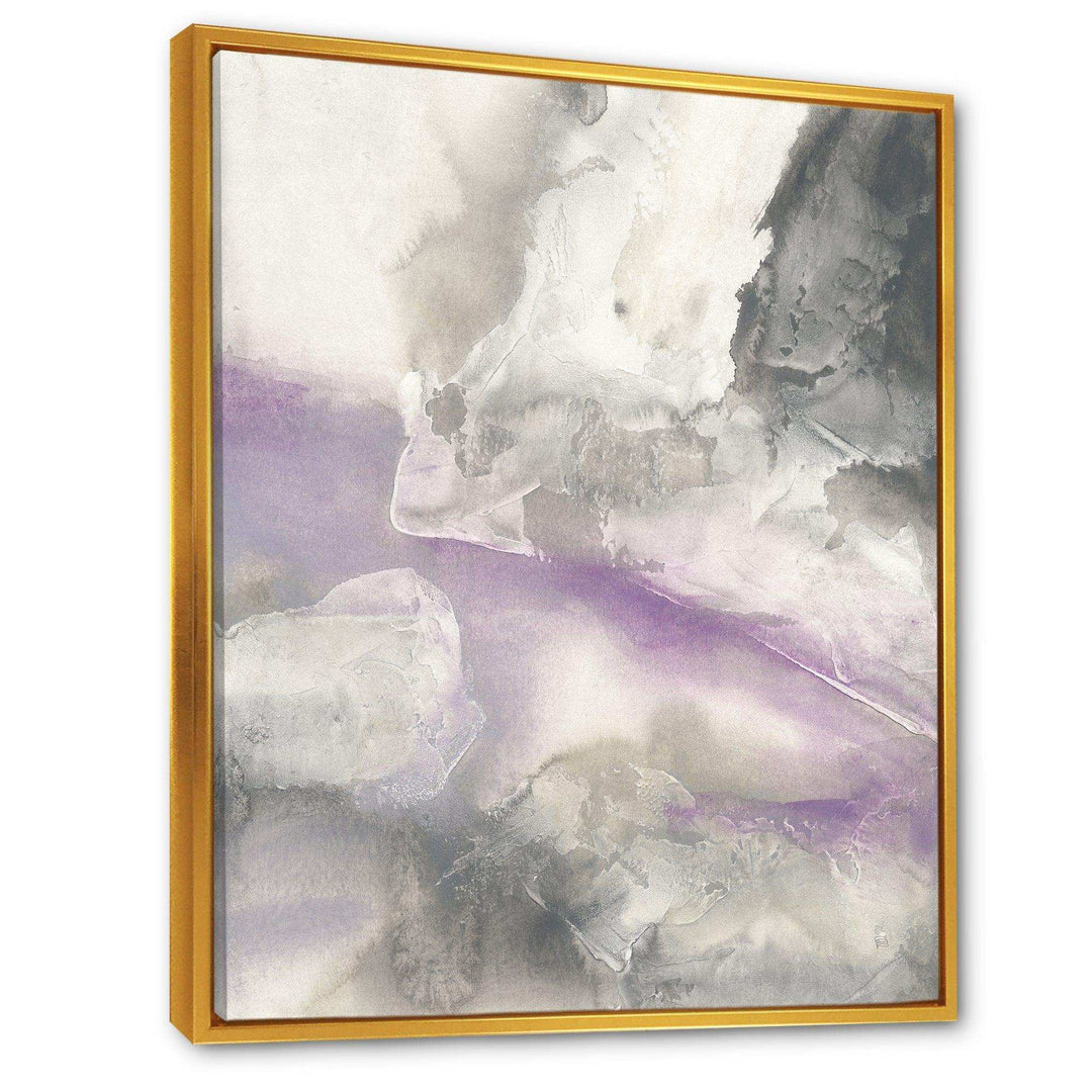 Watercolor Minimal Purple Tones I - Farmhouse Canvas Wall Art