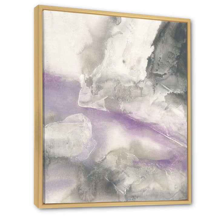 Watercolor Minimal Purple Tones I - Farmhouse Canvas Wall Art