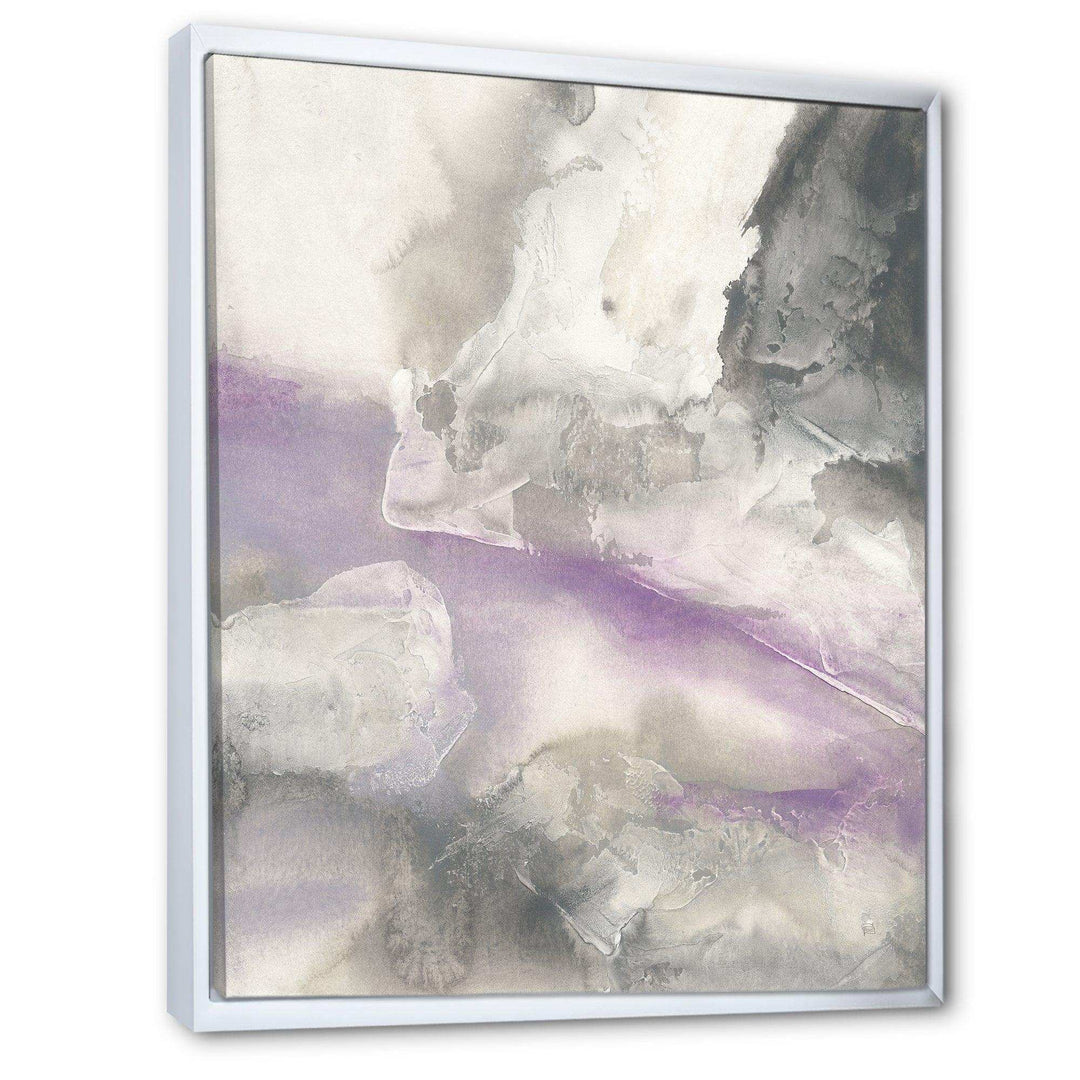 Watercolor Minimal Purple Tones I - Farmhouse Canvas Wall Art