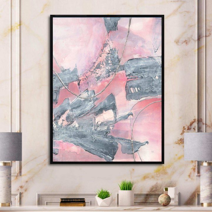 Durty Shabby Pink Blush III - Shabby Chic Wall Art Prints