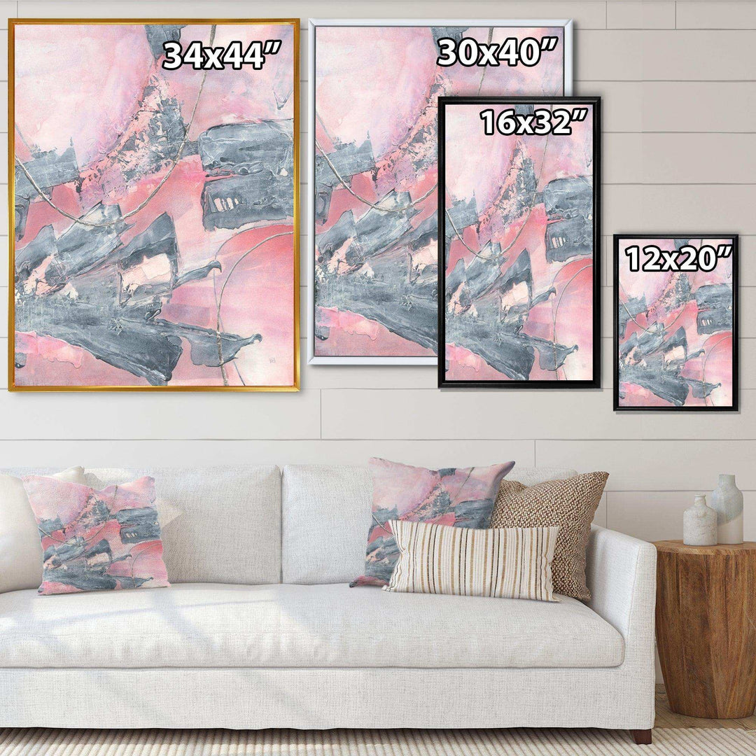 Durty Shabby Pink Blush III - Shabby Chic Wall Art Prints