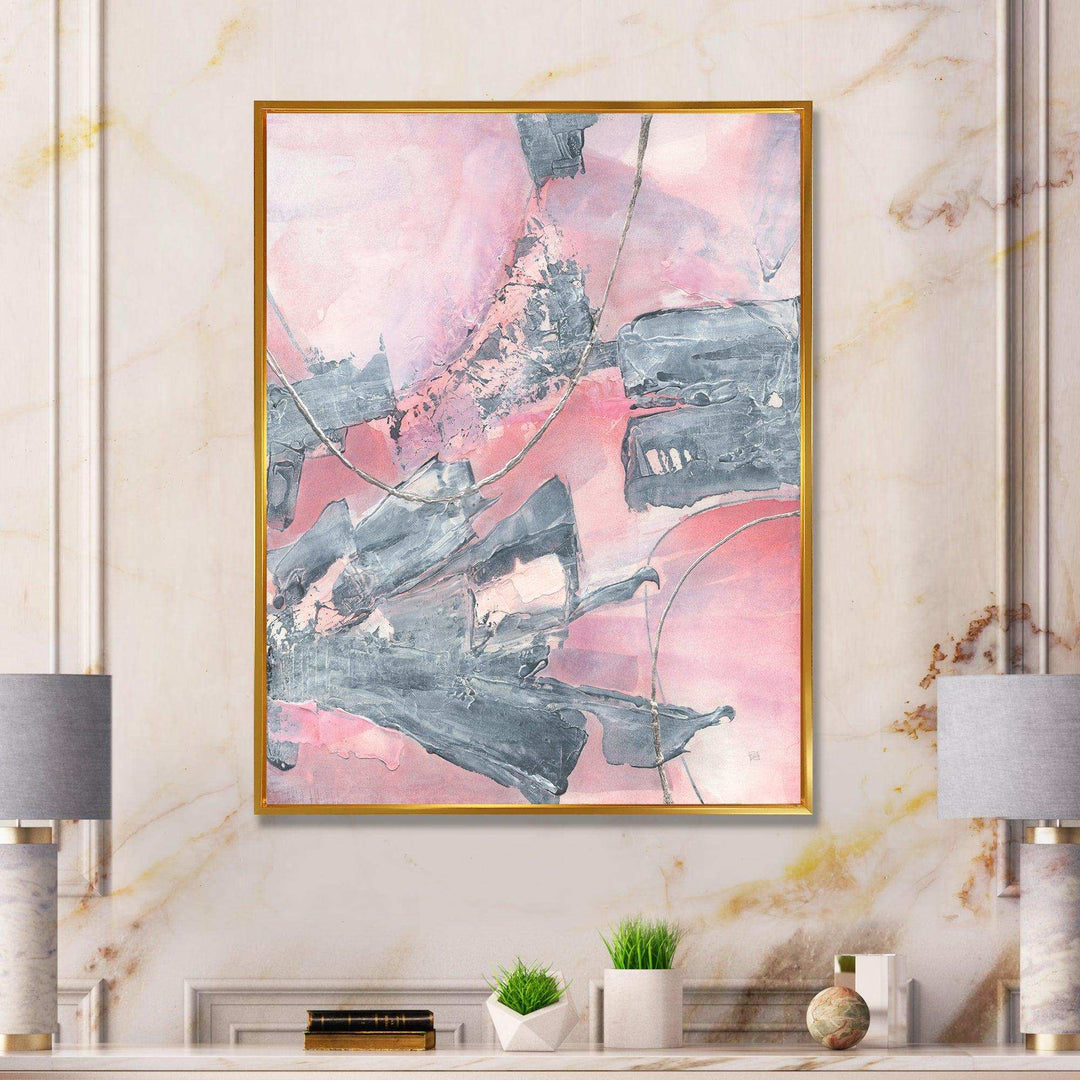Durty Shabby Pink Blush III - Shabby Chic Wall Art Prints