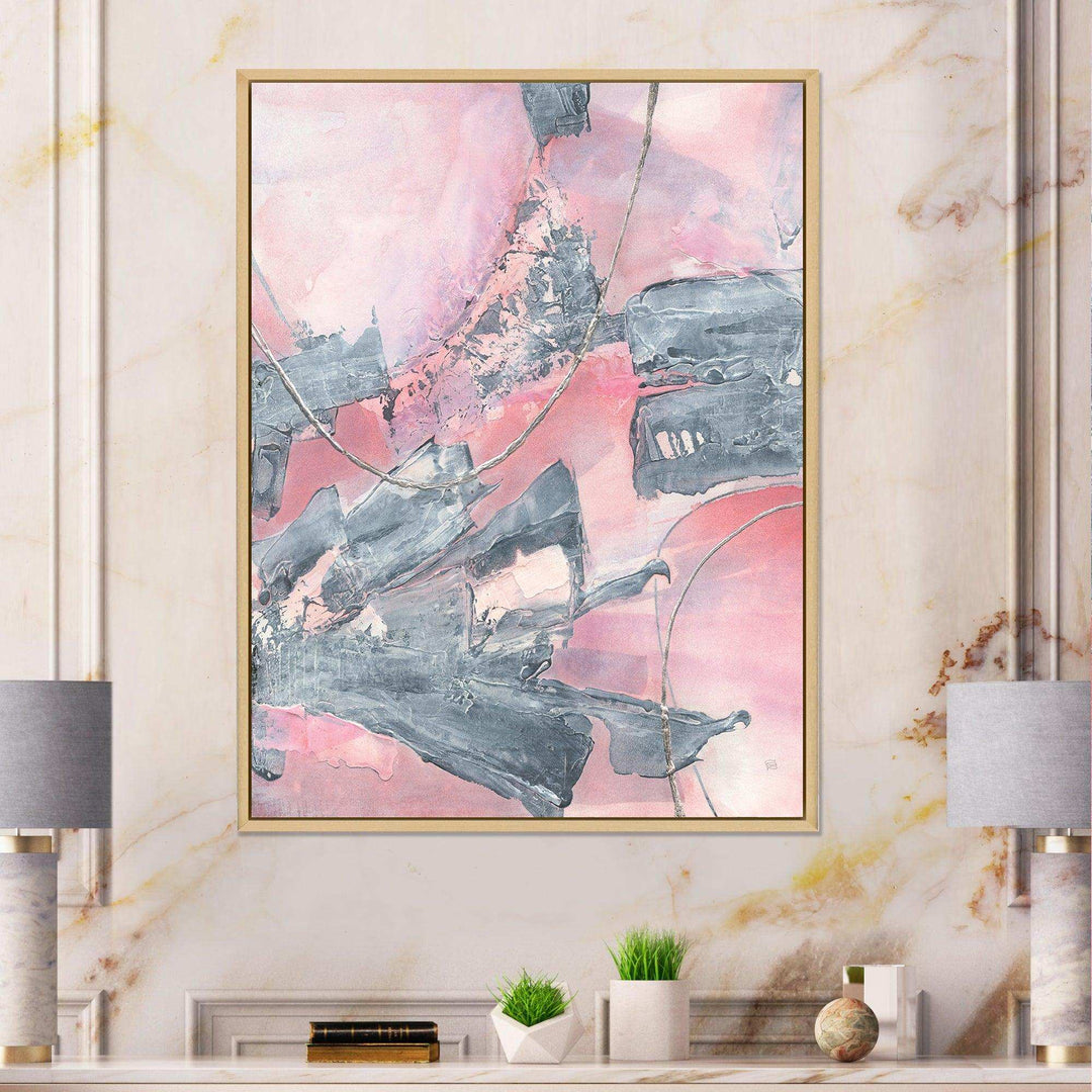 Durty Shabby Pink Blush III - Shabby Chic Wall Art Prints