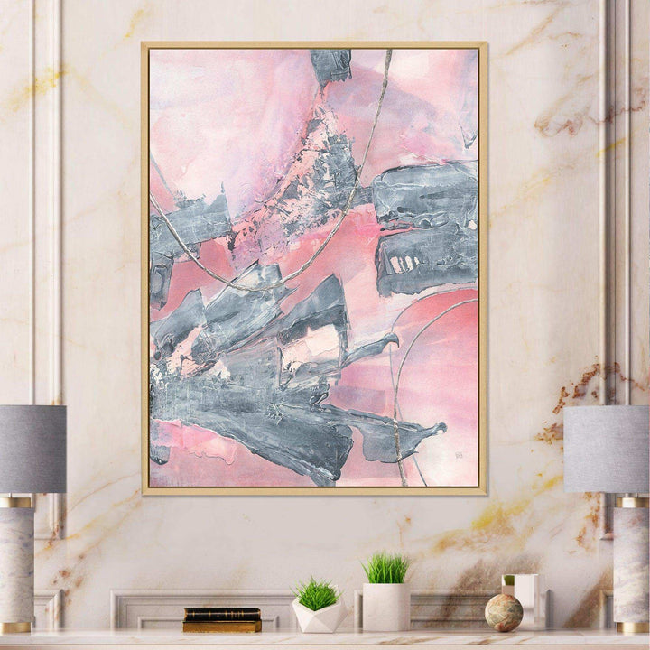 Durty Shabby Pink Blush III - Shabby Chic Wall Art Prints