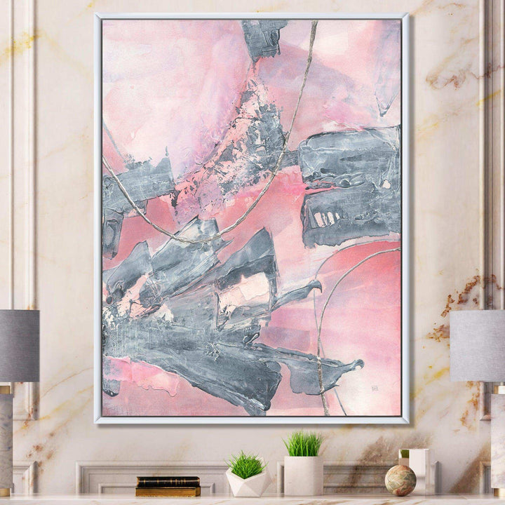 Durty Shabby Pink Blush III - Shabby Chic Wall Art Prints