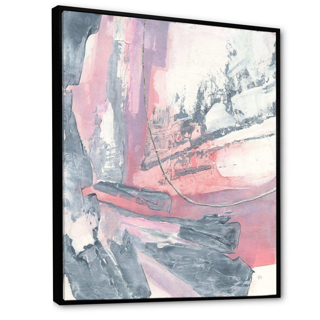 Durty Shabby Pink Blush I - Shabby Chic Bedroom Wall Art