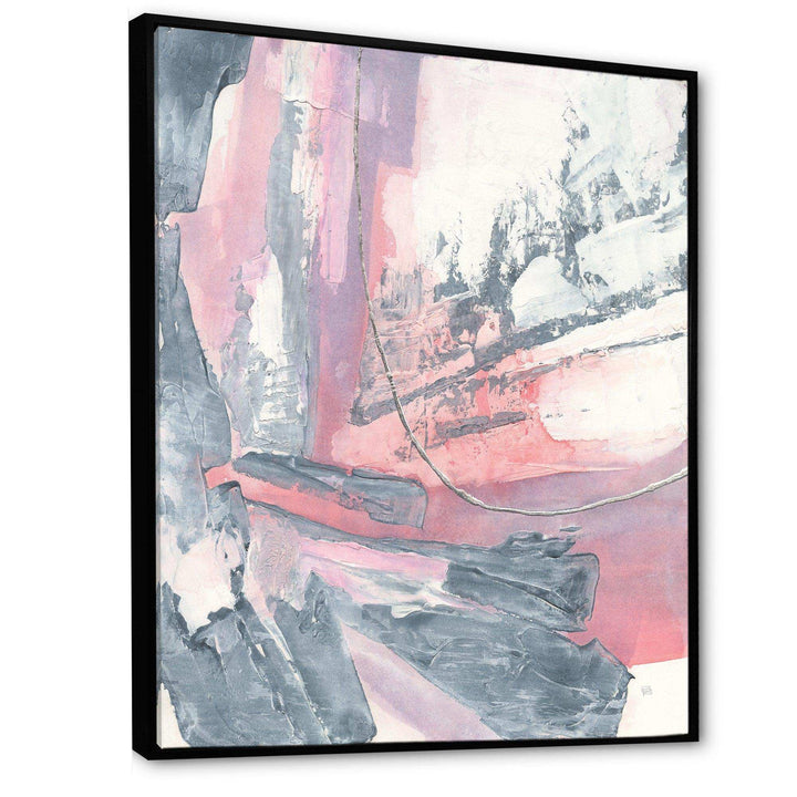 Durty Shabby Pink Blush I - Shabby Chic Bedroom Wall Art