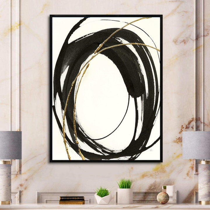 Gold Glamour Circle I - Posh &amp; Luxe Wall Art Prints