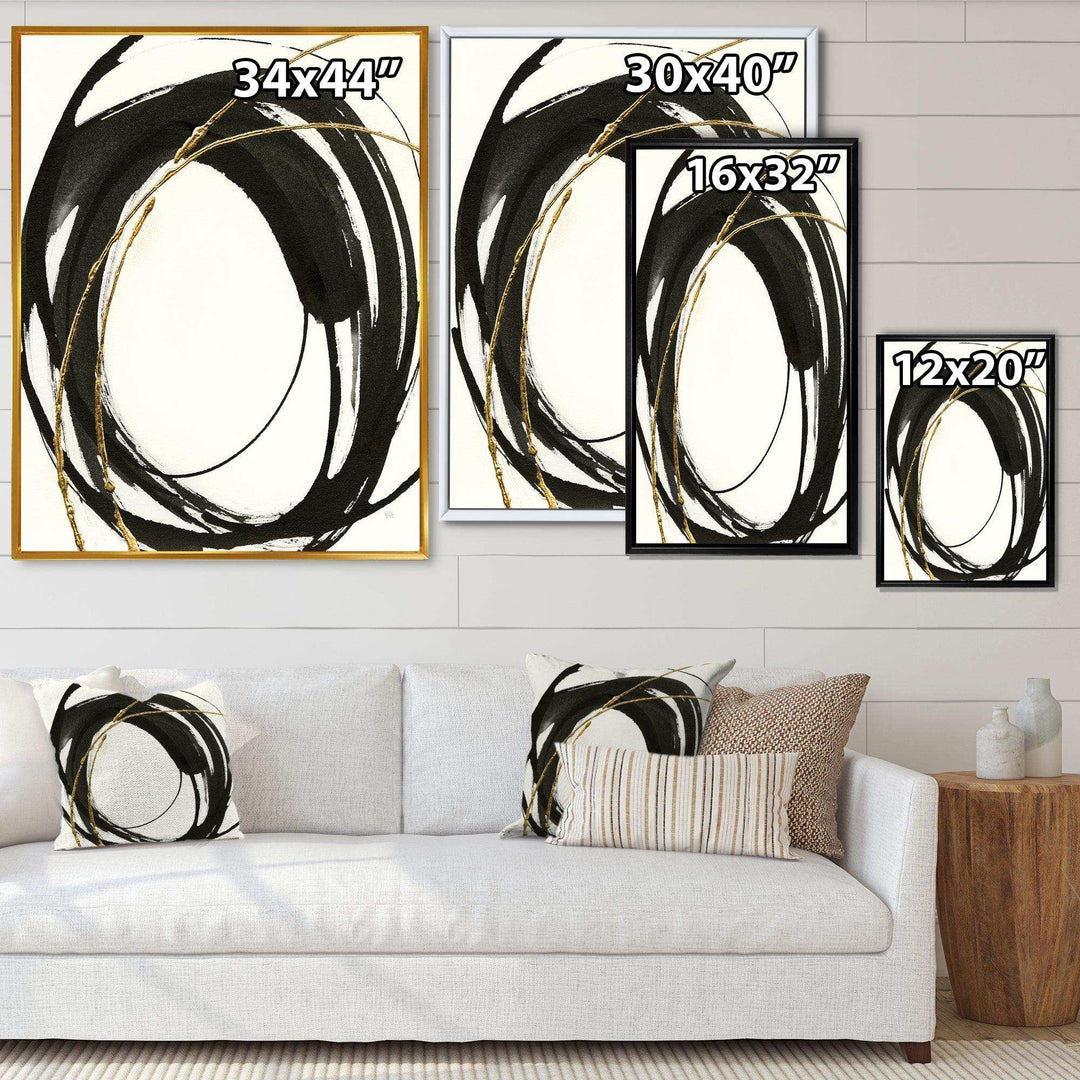 Gold Glamour Circle I - Posh &amp; Luxe Wall Art Prints