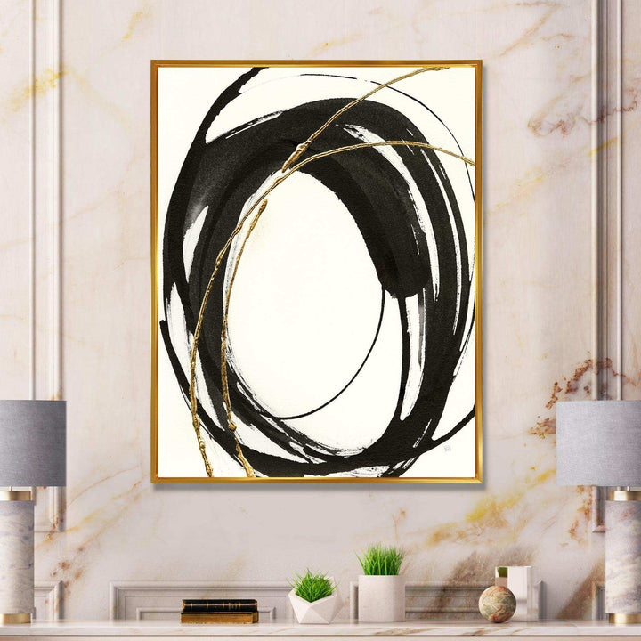 Gold Glamour Circle I - Posh &amp; Luxe Wall Art Prints