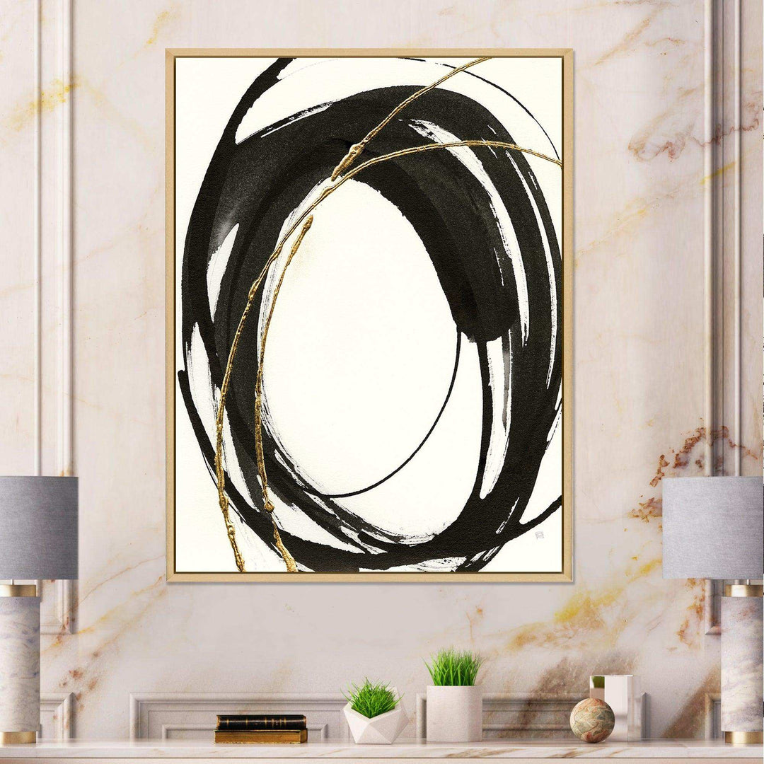 Gold Glamour Circle I - Posh &amp; Luxe Wall Art Prints