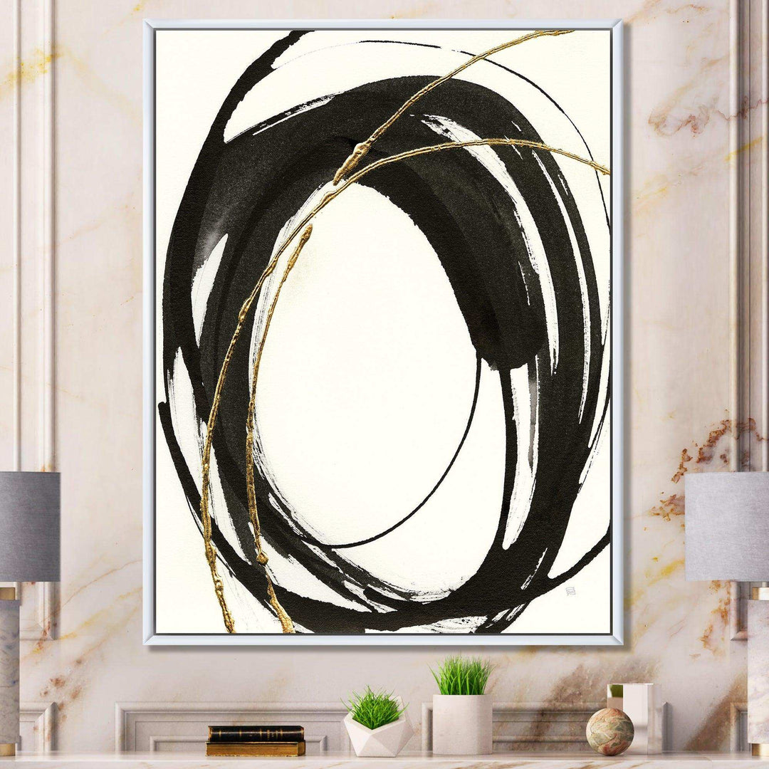 Gold Glamour Circle I - Posh &amp; Luxe Wall Art Prints