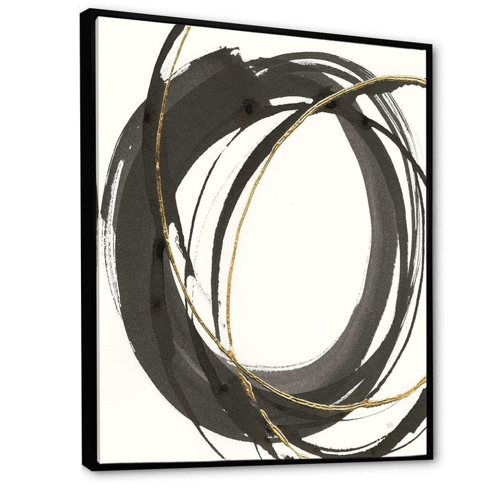 Gold Glamour Circle IV - Posh &amp; Luxe Wall Art Prints