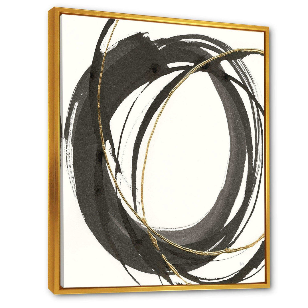 Gold Glamour Circle IV - Posh &amp; Luxe Wall Art Prints