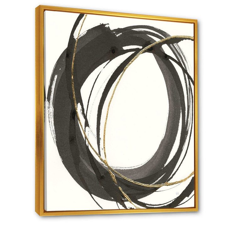Gold Glamour Circle IV - Posh &amp; Luxe Wall Art Prints