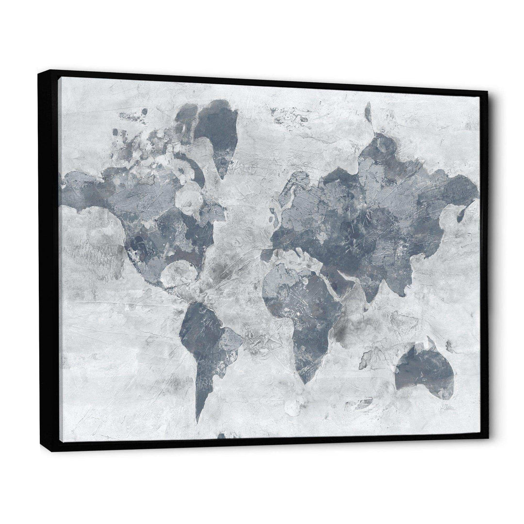 Golden Grey World Neutral - Traditional Wall Art Prints