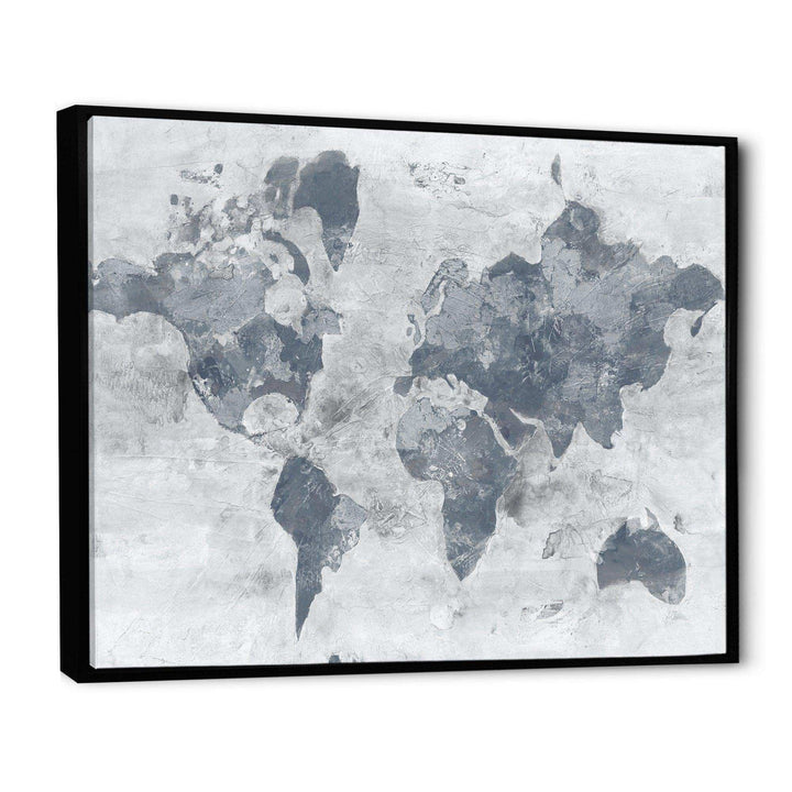 Golden Grey World Neutral - Traditional Wall Art Prints