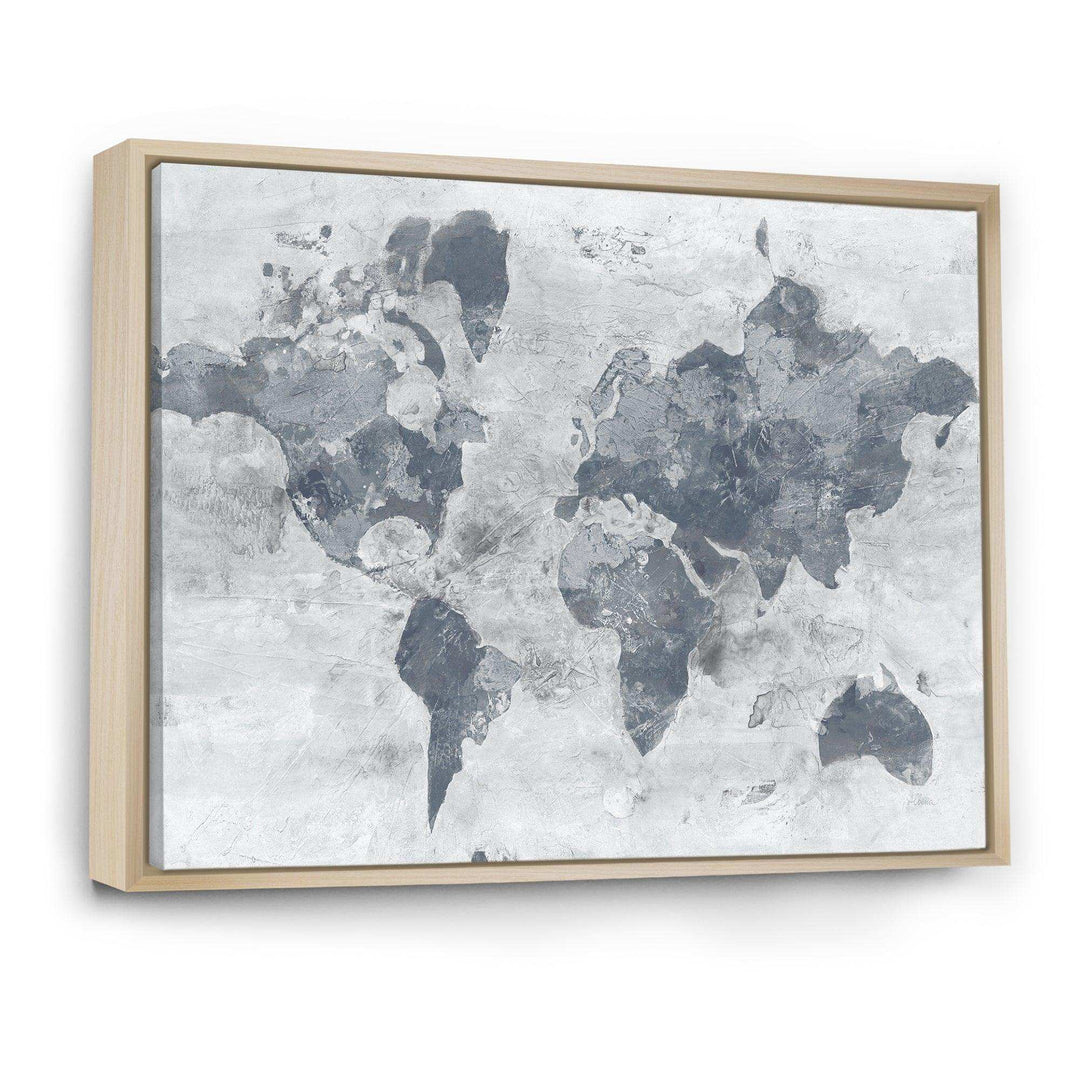 Golden Grey World Neutral - Traditional Wall Art Prints