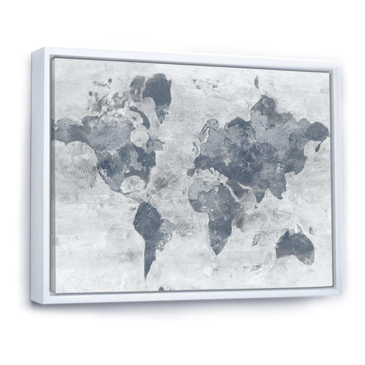 Golden Grey World Neutral - Traditional Wall Art Prints