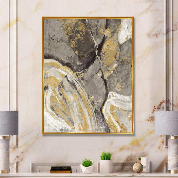 Glam Phoenix Neutral - Modern Canvas Wall Art