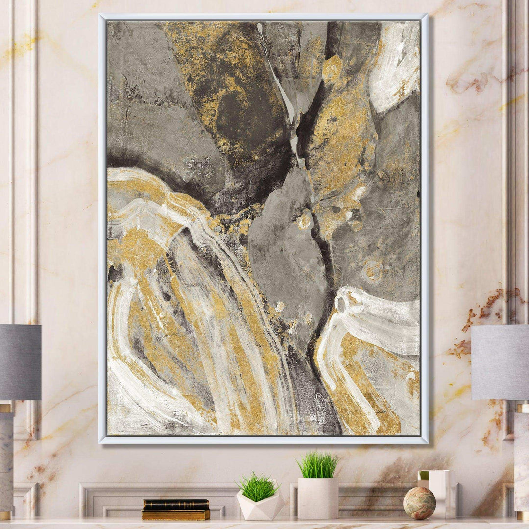 Glam Phoenix Neutral - Modern Canvas Wall Art