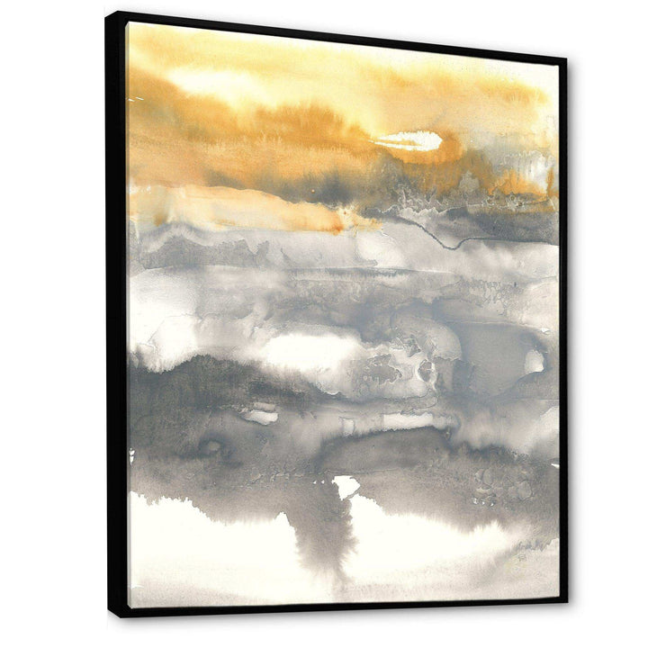 Gold Glamour Direction II - Modern Canvas Wall Art