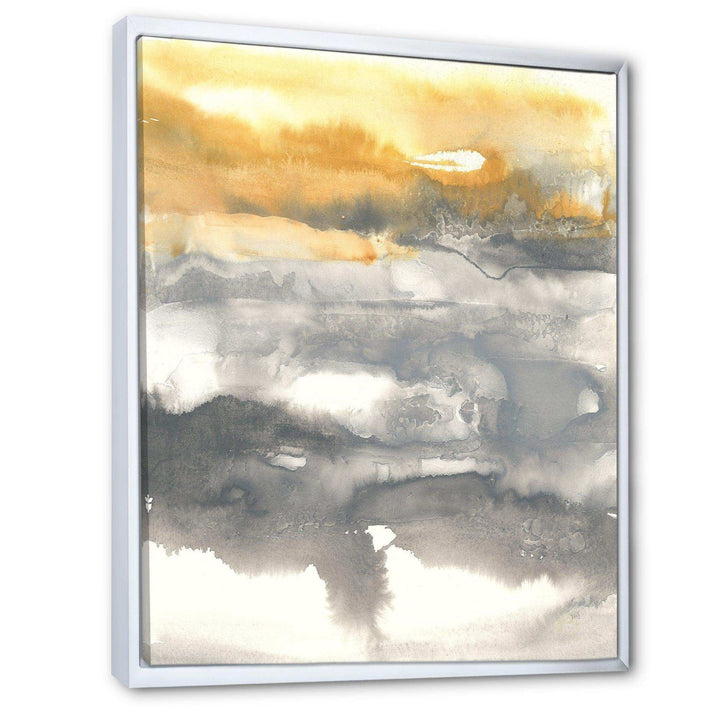 Gold Glamour Direction II - Modern Canvas Wall Art