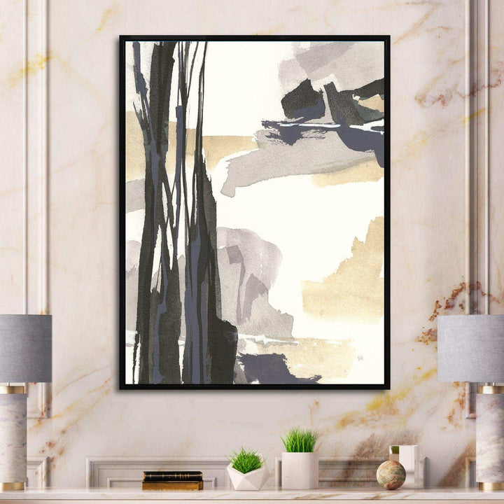 Glam Dancing shape II - Modern Living Room Wall Decor