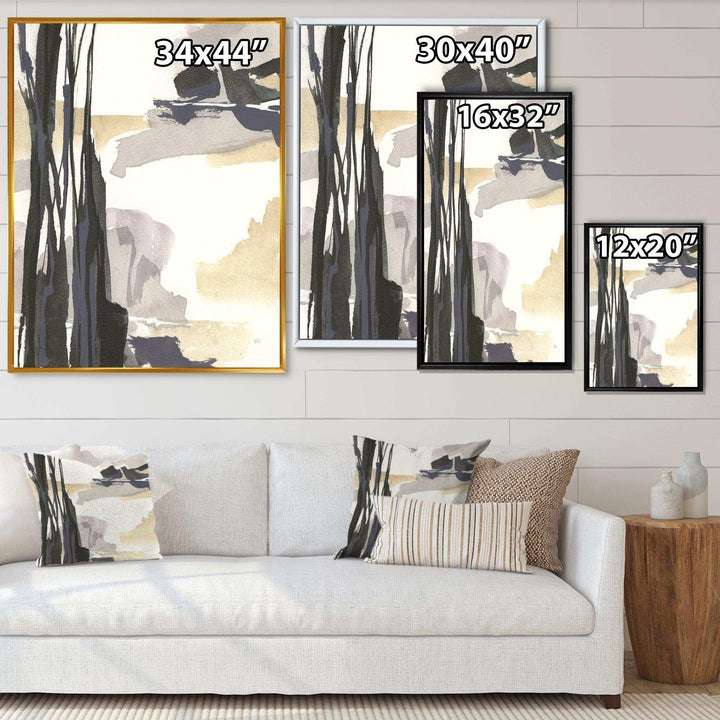 Glam Dancing shape II - Modern Living Room Wall Decor