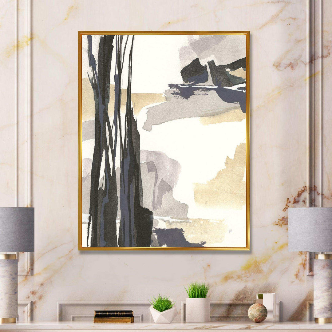 Glam Dancing shape II - Modern Living Room Wall Decor