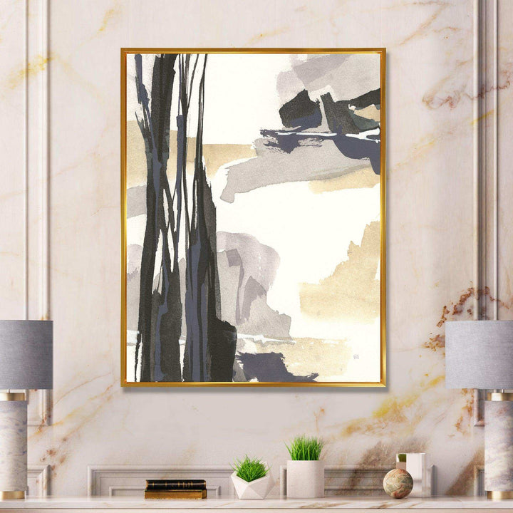 Glam Dancing shape II - Modern Living Room Wall Decor