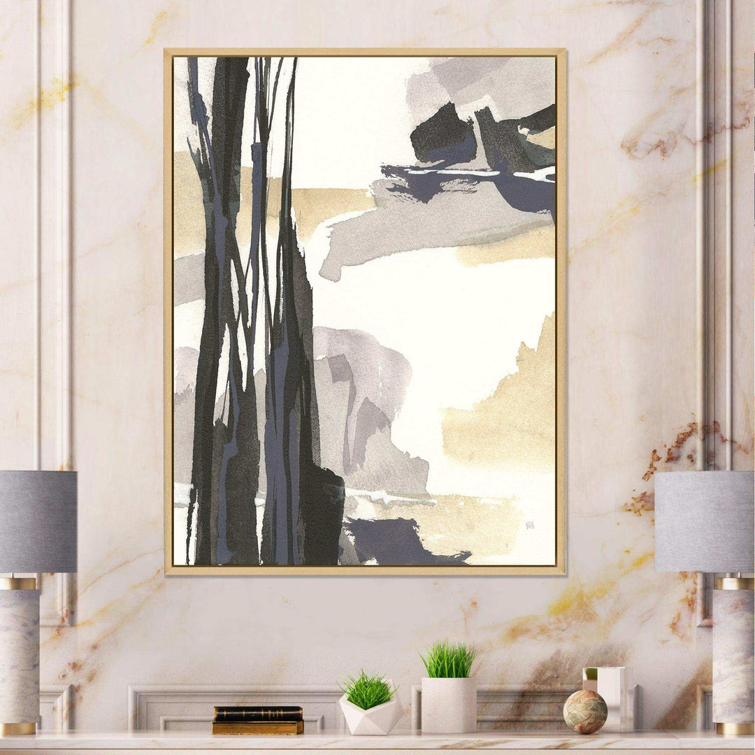Glam Dancing shape II - Modern Living Room Wall Decor