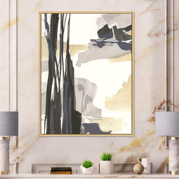Glam Dancing shape II - Modern Living Room Wall Decor