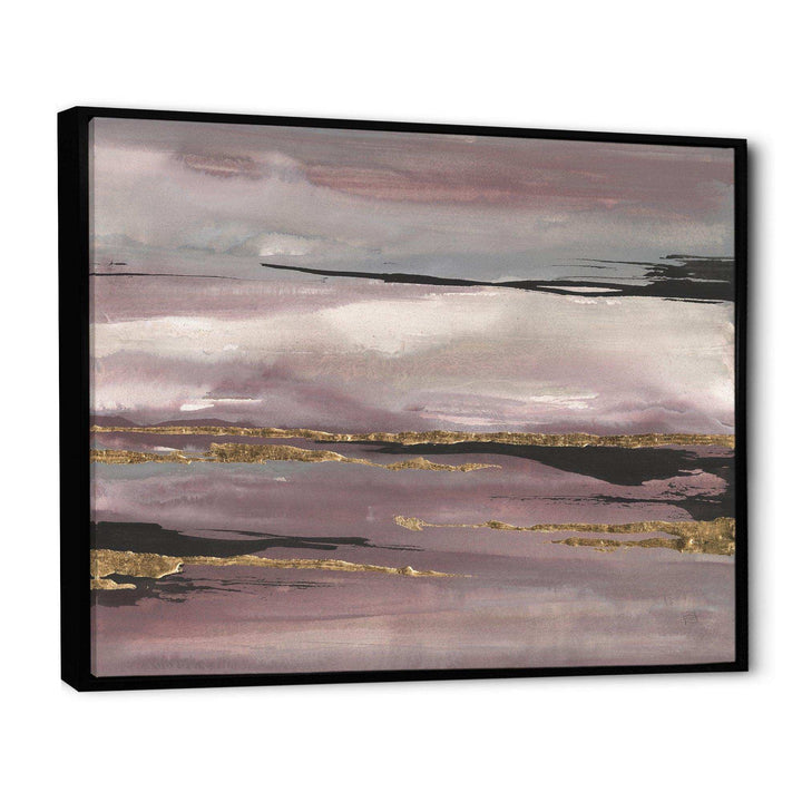 Purple Glam Storm III - Modern Bedroom Wall Art
