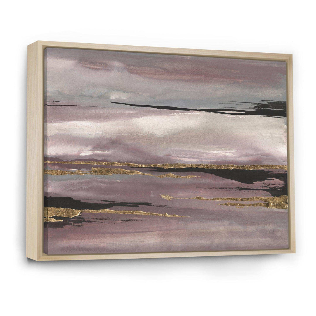 Purple Glam Storm III - Modern Bedroom Wall Art
