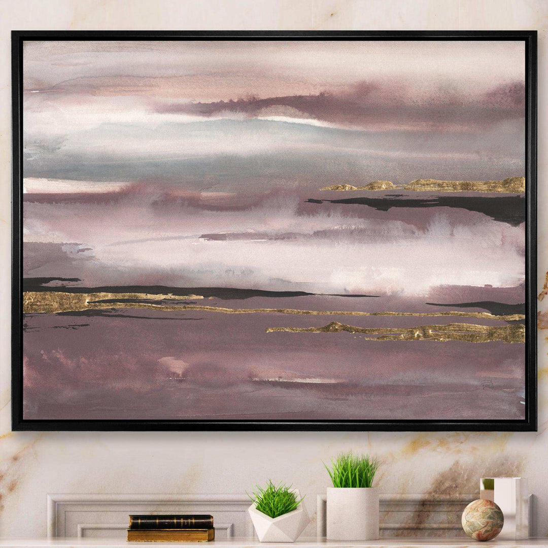 Purple Glam Storm IV - Modern Wall Art Prints
