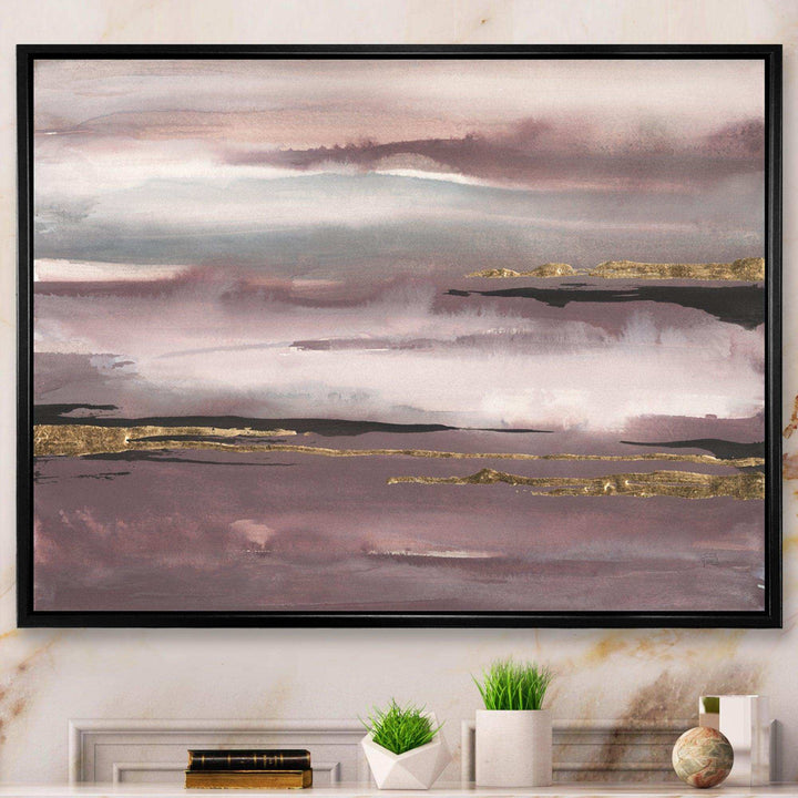 Purple Glam Storm IV - Modern Wall Art Prints