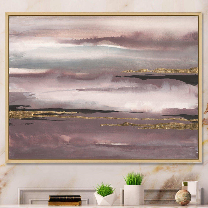 Purple Glam Storm IV - Modern Wall Art Prints
