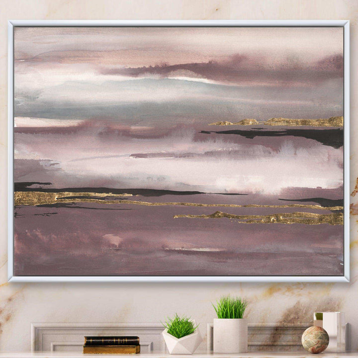 Purple Glam Storm IV - Modern Wall Art Prints