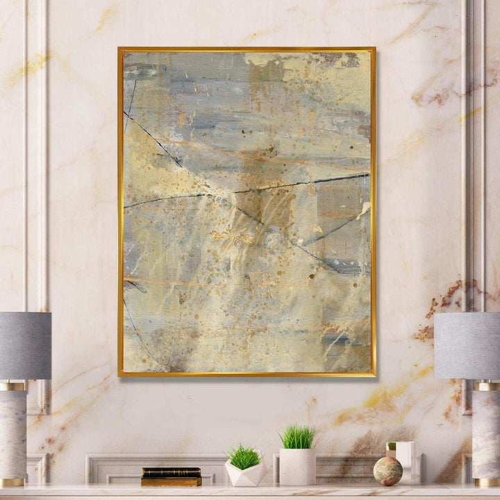 Geometric Cream Block I - Modern Wall Art Prints