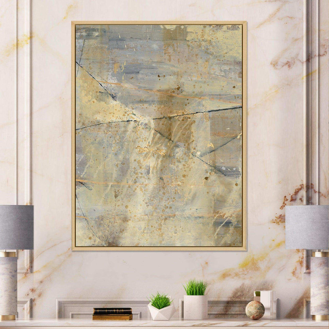 Geometric Cream Block I - Modern Wall Art Prints