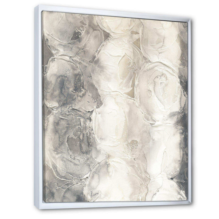Gray Circles I - Modern Living Room Wall Decor