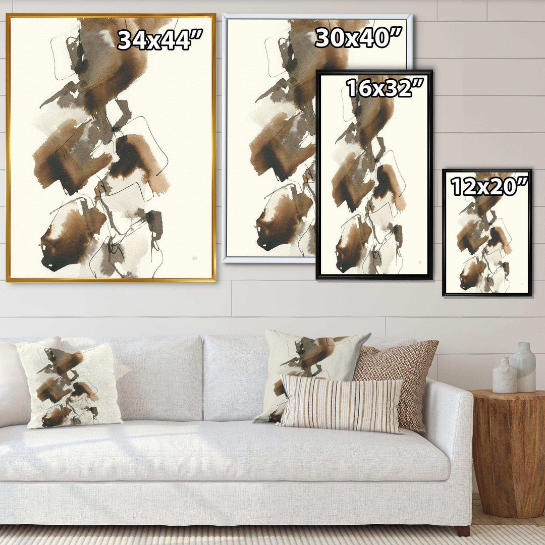 Gold Glam Squares I - Modern Bedroom Wall Art
