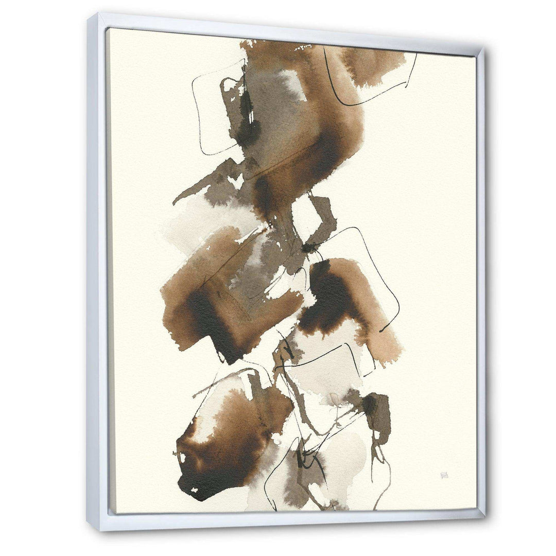 Gold Glam Squares I - Modern Bedroom Wall Art