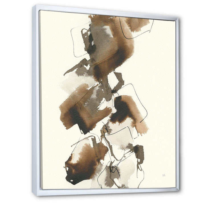 Gold Glam Squares I - Modern Bedroom Wall Art