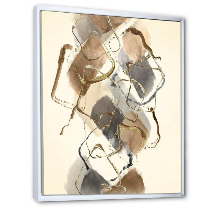 Gold Glam Squares III - Modern Wall Art Prints